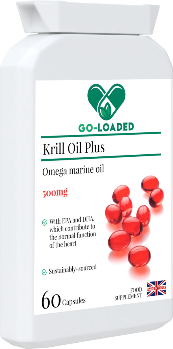 side angle of krill oil