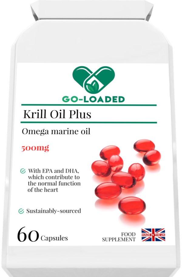 krill oil plus front view