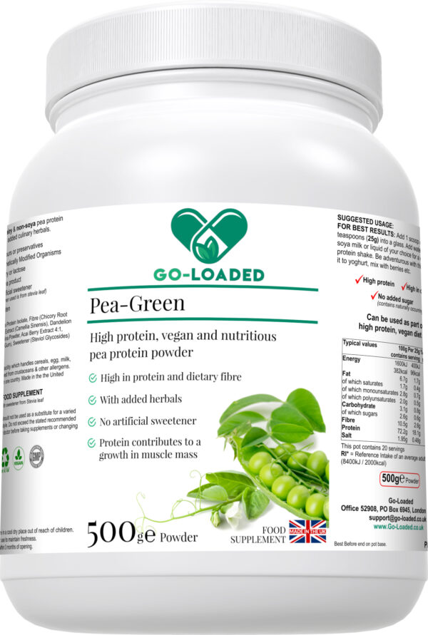 pea green front label