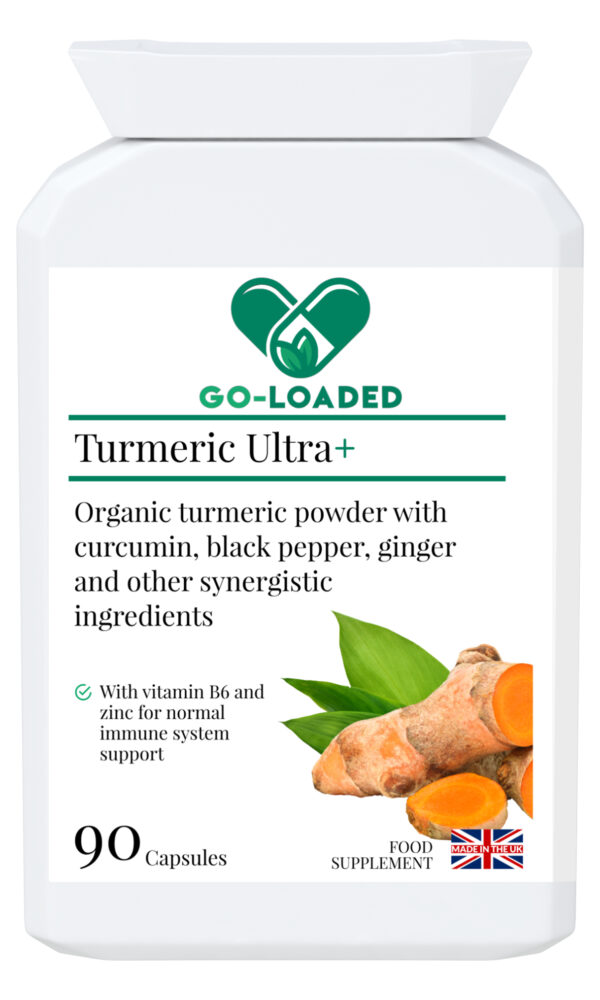 front label for turmeric ultra+